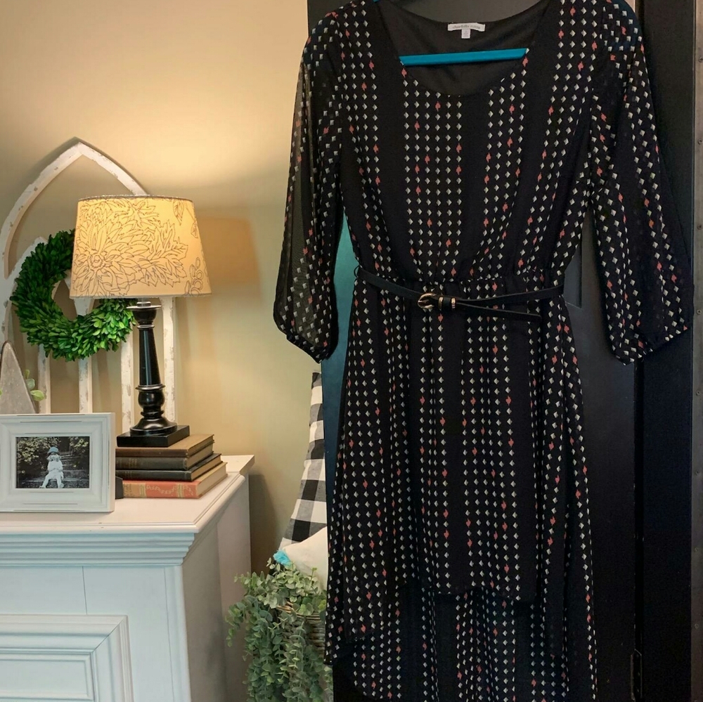 Black/Pink/White Beautiful Charlotte Russe Dress